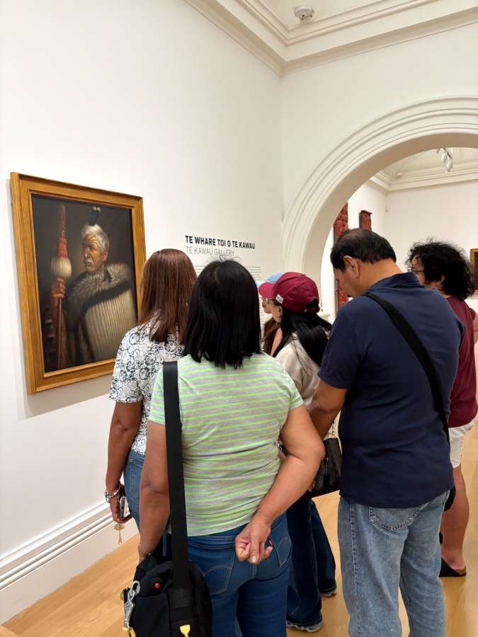 Auckland Art Gallery - learning about Lindauer Maori Portraits